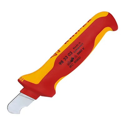 Нож за сваляне изолация от кабели Knipex до 1000 V по VDE 170 мм, 98 53 03