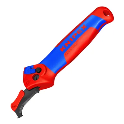 Нож за сваляне изолация от кабели Knipex с тресчотен механизъм   145 мм, 16 50 145 SB