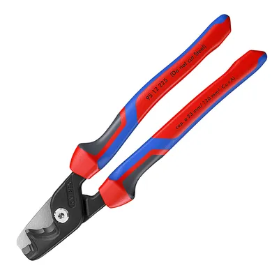 Ножица за кабели Knipex с трикомпонентна изолация 120 мм2, 225 мм, StepCut XL