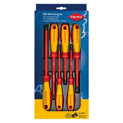 Комплект електротехнически отвертки Knipex комплект  6 бр.