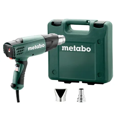 Пистолет за горещ въздух Metabo електрически в куфар с аксесоари  2000 W, 150-500 л/мин, 500 °C, HE 20-600