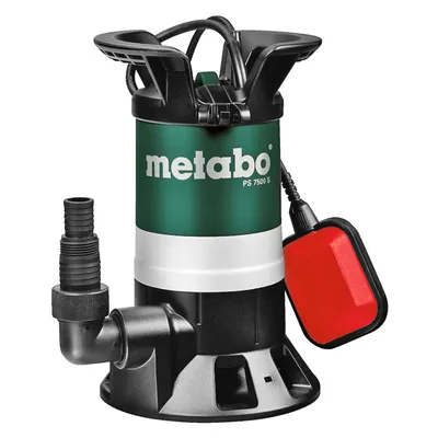 Потопяема дренажна помпа Metabo за мръсна вода  7.5 м3/ч, 5 м, 1 1/4 ", PS 7500 S