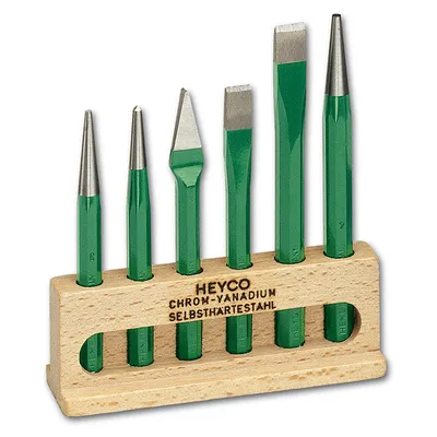 Пробой Heyco комплект със секачи  3-10 мм, 6 бр., 1550