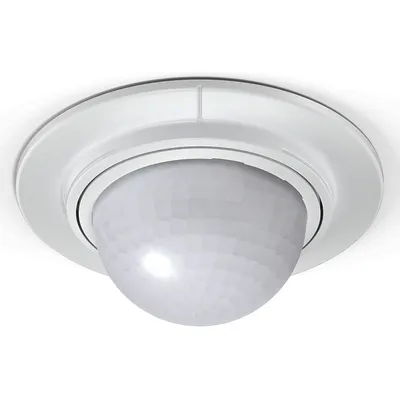 Сензор за движение Steinel инфрачервен външен  1000 W, 360 °, 4 м, бял, IS 360-1 DE