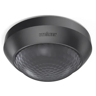 Сензор за движение Steinel инфрачервен външен  2000 W, 360 °, 12 м, черен, IS 360-3