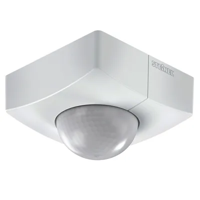 Сензор за движение Steinel инфрачервен външен 2000 W, 360 °, 30 м, бял, IS 345 MX Highbay
