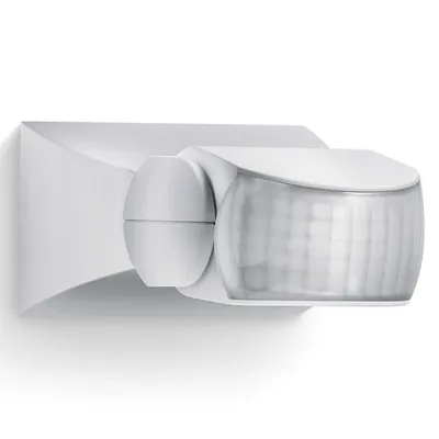 Сензор за движение Steinel инфрачервен външен   500 W, 120 °, 10 м, бял, IS 1