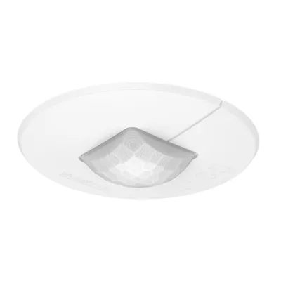 Сензор за присъствие Steinel инфрачервен вътрешен 1000 W, 360 °, 6 м, бял, IR Quattro MICRO