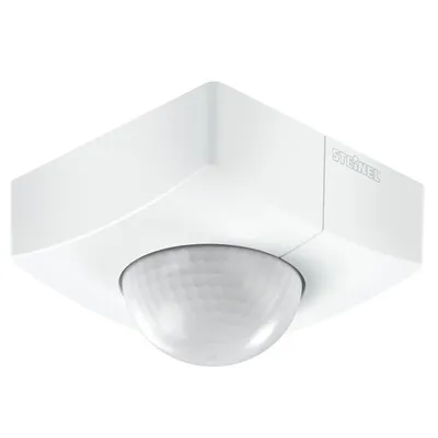 Сензор за присъствие Steinel инфрачервен вътрешен 2000 W, 360 °, 24 м, бял, IS 3360 MX