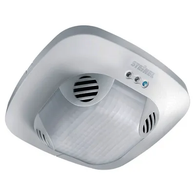 Сензор за присъствие Steinel ултразвуков вътрешен 2000 W, 360 °, 10 м, бял, DualTech COM1