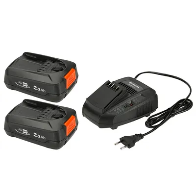 Акумулаторна батерия Gardena Li-Ion със зарядно у-во  18 V, 2.5 Ah, 2 бр.