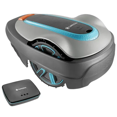 Акумулаторна косачка робот Gardena  18 V, 2.1 Ah, 220 мм, 1000 м2, Sileno Life 1000 Smart