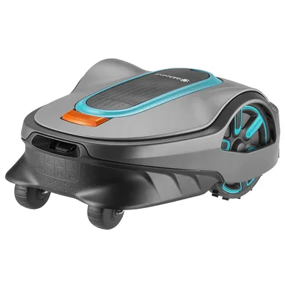 Акумулаторна косачка робот Gardena  18 V, 2.1 Ah, 220 мм, 1000 м2, Sileno Life 1000