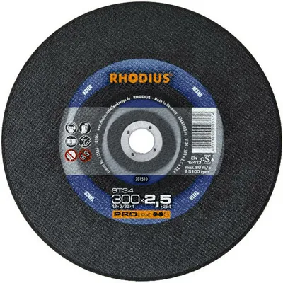 Диск карбофлексен за рязане Rhodius на метал  350 мм, 3 мм, 25.4 мм, ST34