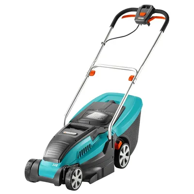 Електрическа косачка Gardena с кош 1.4 kW, 320 мм, 400 м2, PowerMax 34 E