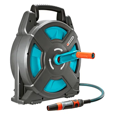 Комплект Gardena маркуч на стойка за стенен монтаж 7/16 ", 15 + 1.5 м, Classic 15