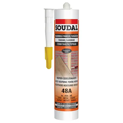 Лепило универсално Soudal неопреново 310 мл, бежово, 48A