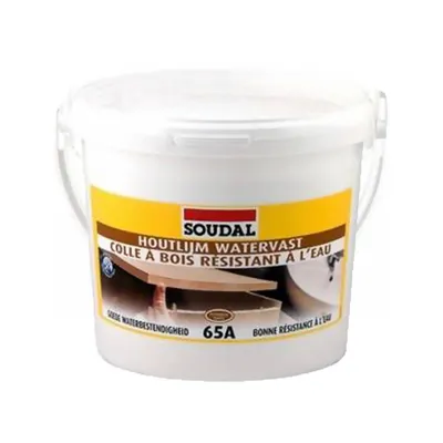 Лепило за дърво Soudal поливинилацетатно влагоустойчиво  5 кг, 65A