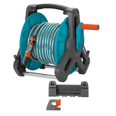 Макара за градински маркуч Gardena в к-кт с маркуч и аксесоари 1/2 ", 20 м, 50