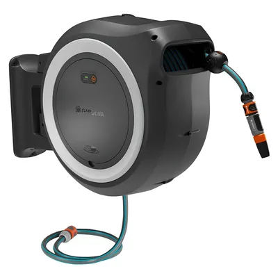Макара за градински маркуч Gardena за стенен монтаж к-кт с маркуч 13 мм, 40 м, PowerRoll XXL