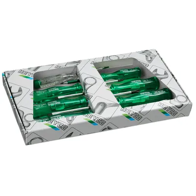 Комплект отвертки Heyco SB/PZ с фазомер   7 бр., 1454