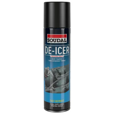Препарат Soudal за размразяване на автомобилни стъкла  0.4 л, De-Icer