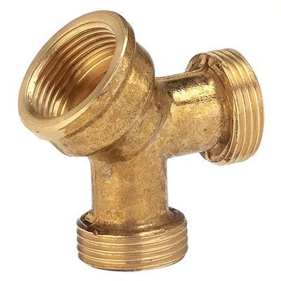 Разклонител Gardena за маркуч месингов 3/4" - 1/2"