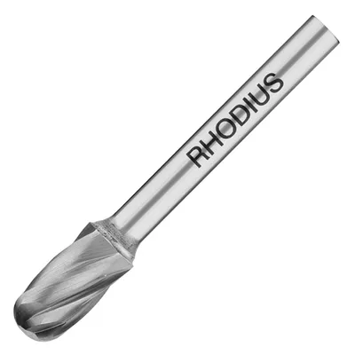 Шлайфгрифер Rhodius карбиден цилиндричен заоблен  9.6 мм, 19 мм, ф 6 мм, HF C