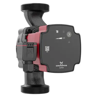 Циркулационна помпа Grundfos за парно отопление 2.28 м3/ч, 6 м, 2 ", Alpha1 32-60 180
