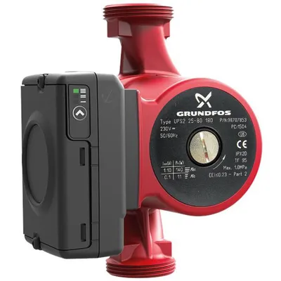 Циркулационна помпа Grundfos за парно отопление  5.6 м3/ч, 8 м, UPS2 25-80 180