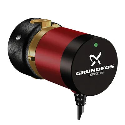 Циркулационна помпа Grundfos за питейни горещи води   0.5 м3/ч, 1.13 м, 1/2 ", COMFORT 15-14B PM