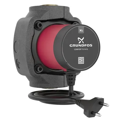 Циркулационна помпа Grundfos за питейни горещи води   0.8 м3/ч, 0.95 м, 1 ", Comfort 15-14 XL BW 140