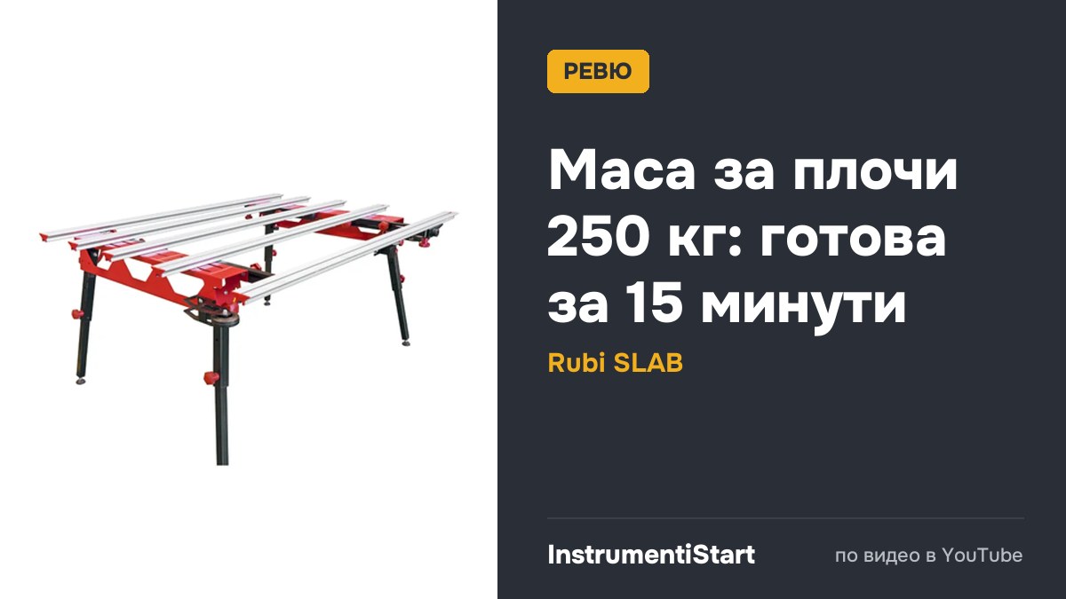 The Rubi Slim System Slab Table - How Does It Work?